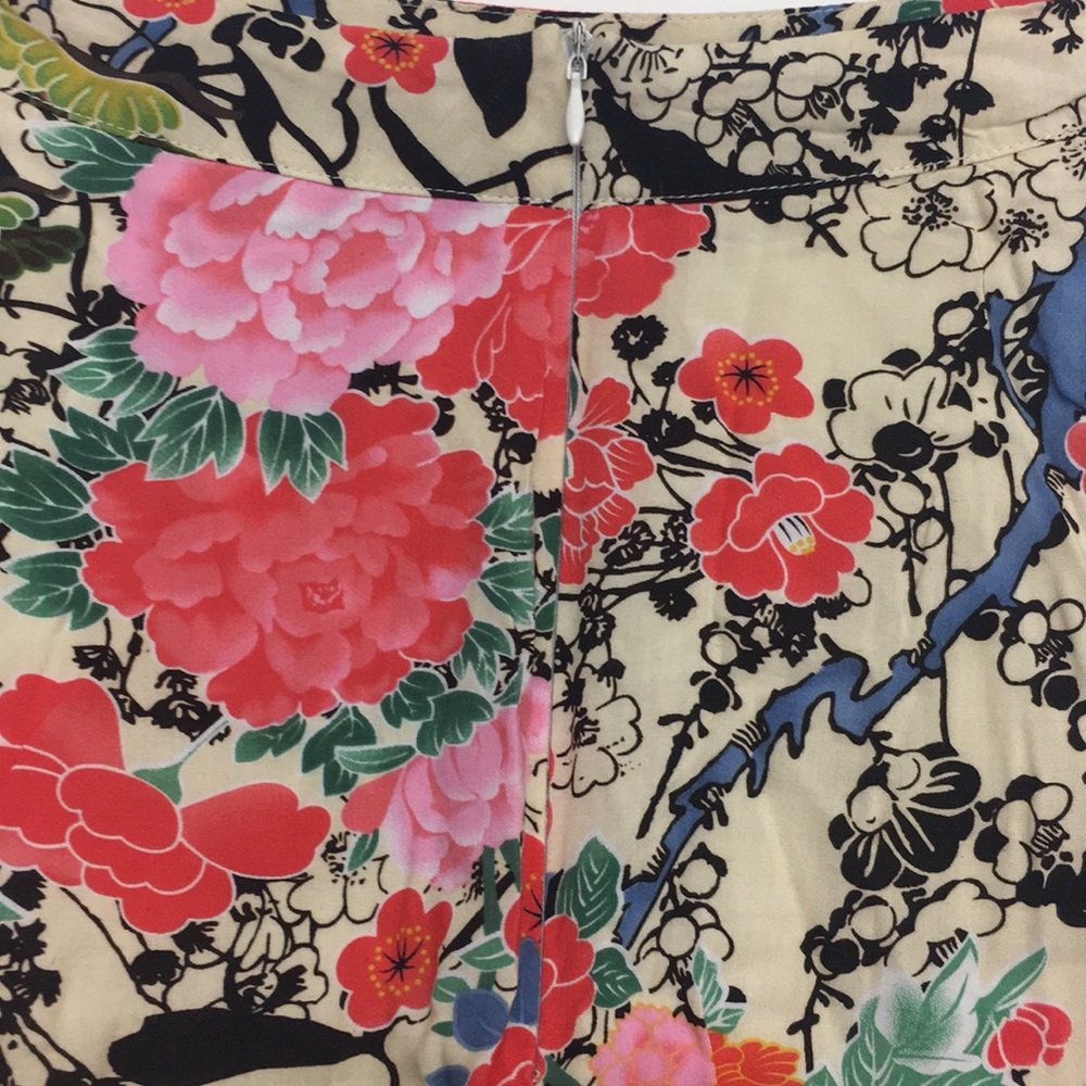XS Japanese floral patterned skirt - Picture 5 of 5